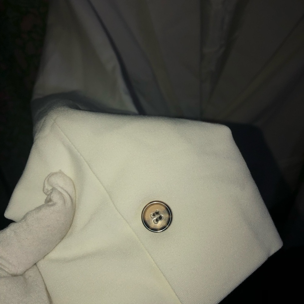 Classic Women's White Single-Button Blazer NWOT size 8 - Picture 12 of 16